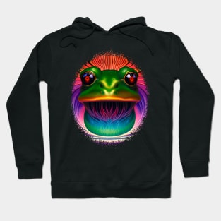 Froggy Animal Spirit (23) - Trippy Psychedelic Frog Hoodie